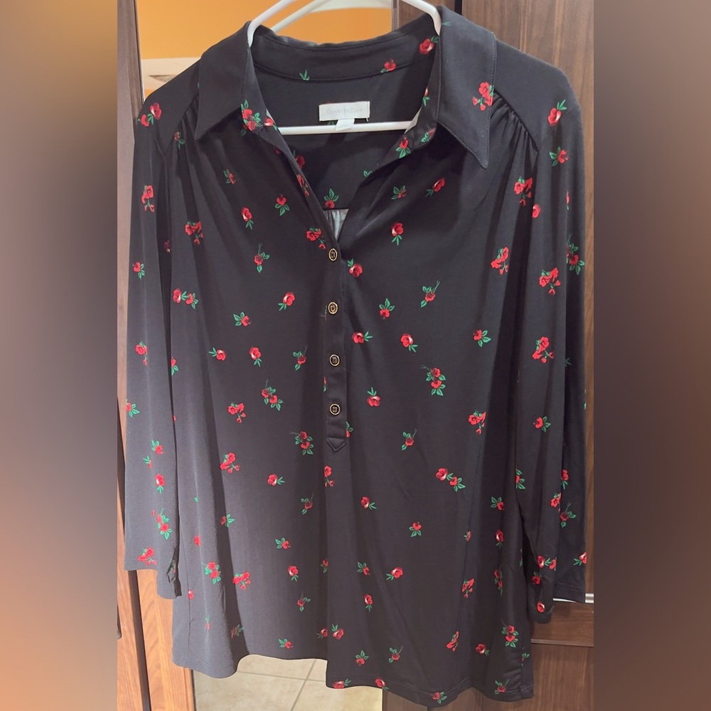 NWOT floral top